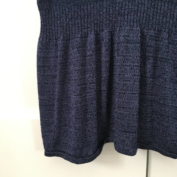 NIC + ZOE Silk Knit Peplum Tank Petite Small PS XS - Picture 3 of 6